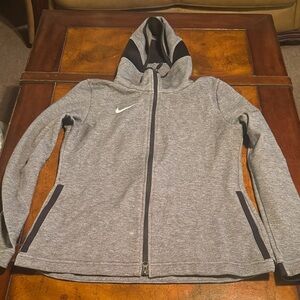 Nike Heather Gray Full-Zip Hoodie